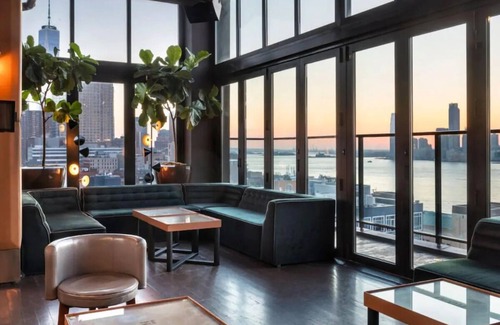 Hudson Square Hotel | Spacious Room in Chic SoHo Hotel w/Rooftop Bar & Stunning Hudson River Views