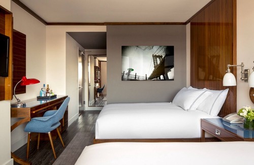 Hudson Square Hotel | Spacious Room in Chic SoHo Hotel w/Rooftop Bar & Stunning Hudson River Views