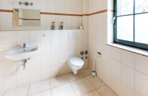 Friedrichshoehe House | Spacious semi-detached house with wood stove located directly on the Rennsteig