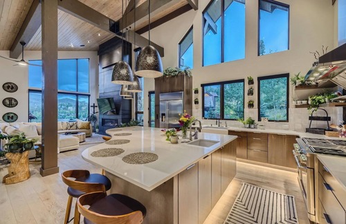 Three Peaks House | Spacious Upscale home with gourmet entertainers' kitchen in Summit County, CO