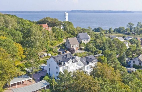 Lietzow Apartment | Spacious vacation apartment with two balconies, sauna and spectacular water views