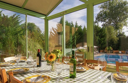 Masclat Villa | Spacious villa with heated pool, several terraces and a lot of privacy.