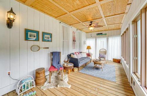 Manistee House | Spacious Vintage Gem with Sunroom in Manistee!