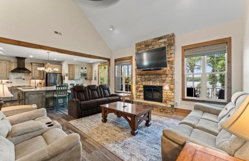 Sherrills Ford House | Spacious Waterfront Home on Lake Norman with Firepit Views and Dock Access