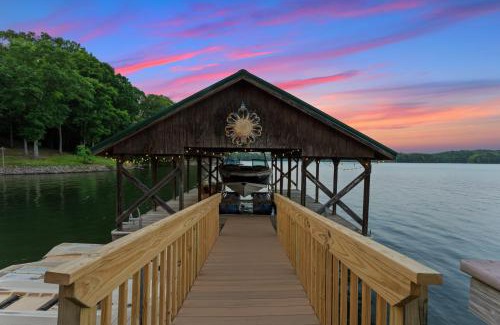Sherrills Ford House | Spacious Waterfront Home on Lake Norman with Firepit Views and Dock Access