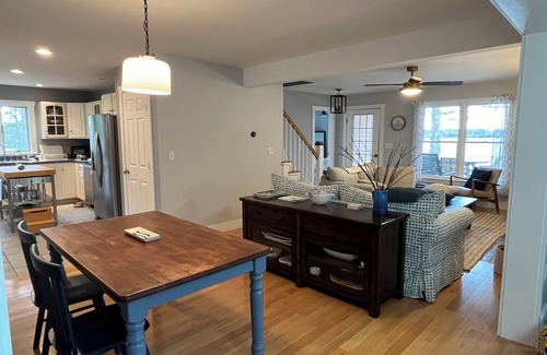 Round Pond House | Spacious Waterfront Round Pond Home on Muscongus Bay with Private Dock