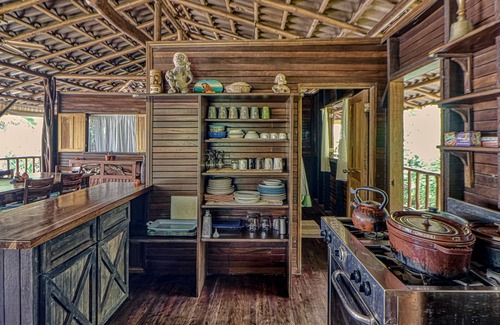 Cabo Matapalo House | Spectacular beachfront & tropical home with a shared pool, W/D, lanai, hammock