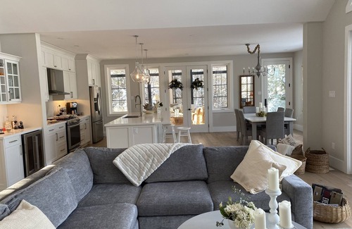 Dysart et al Cottage | Spectacular new 4 season cottage on pristine Kennisis Lake! Sauna and hot tub!