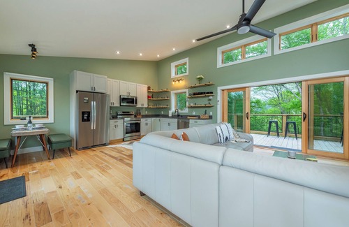 Spruce Pine Cabin | Spirit of the River, Direct River Access, Fire Pit, Fish, Swim, Grill, WiFi!
