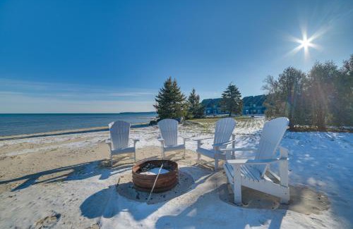 St Ignace House | St Ignace Cottage with Deck and Beach on Lake Huron!