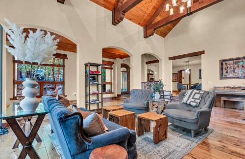 Truckee House | Star Haven Game Room & Forest Views