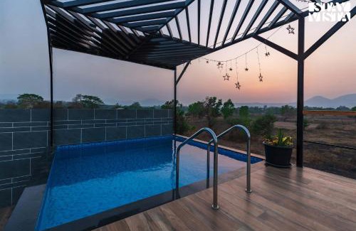 Karjat Villa | StayVista's One Villa - Pet-friendly charm with Farm views, Modern decor & A refreshing plunge pool