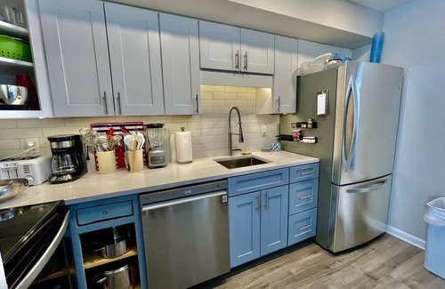 North Shores House | Steps from the Ocean! Renovated Townhome with Pool, Beach & Private Yard