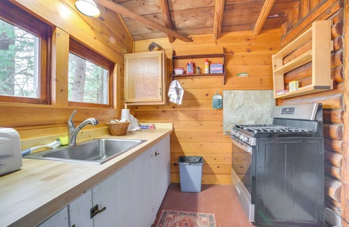 Levering Cabin | Steps to Beach: Lake Cabin Retreat in Levering!