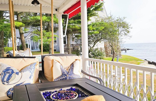 Groton House | Steps to Waterfront Golf! Your Own Backyard Private Beach w/Loungers & Umbrellas
