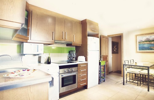 Colonia de Sant Pere Apartment | Stone duplex with garden and air conditioning
