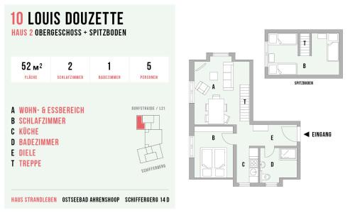 Ostseebad Ahrenshoop Apartment | Strandleben 10 - Louis Douzette