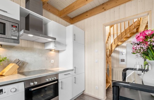 Olpenitz House | Strandweh - fireplace, shower, infrared sauna, terrace, beach chair, parking space