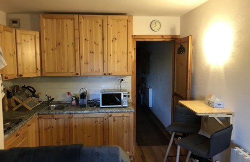 Montgenevre Apartment | Studio 28 M² Mountain corner Balcony Terrace Ski area