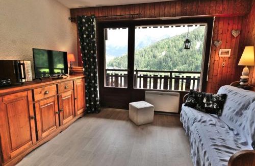 Le Grand-Bornand Apartment | Studio + Cabine 27m² Sud - 4 pers, Grand Bornand, balcon, proche commerces et pistes - FR-1-458-120