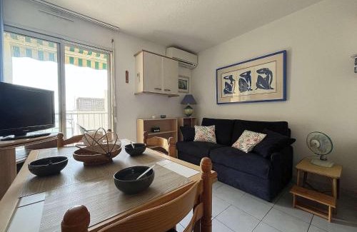 Gruissan Apartment | Studio cabine 4 pers. à Gruissan avec parking et clim - FR-1-229-895