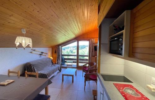 Les Saisies Apartment | Studio Cabine aux Saisies, 5 pers, balcon sud, garage - FR-1-293-320