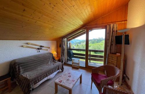 Les Saisies Apartment | Studio Cabine aux Saisies, 5 pers, balcon sud, garage - FR-1-293-320