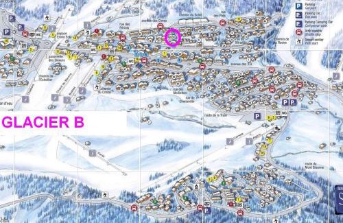 Les Saisies Apartment | Studio cabine avec balcon plein sud, 5 couchages, animaux tolérés, casier à skis - FR-1-293-129