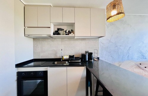 Nunoa Apartment | Studio Castillo Velasco - Gym Laundry Parking Pool Wifi