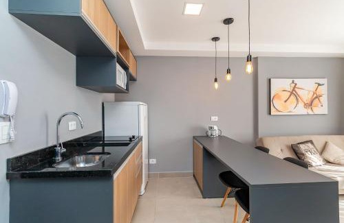 Matriz Apartment | Studio Central em Andar Alto - ALL1507