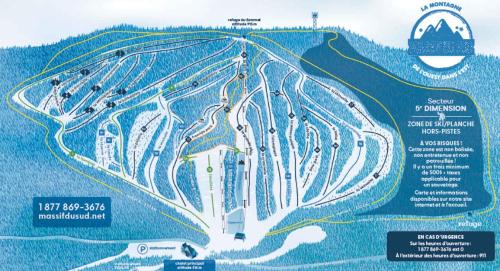 Notre-Dame-Auxiliatrice-de-Buckland Apartment | Studio de Ski - Studio Mont du Midi