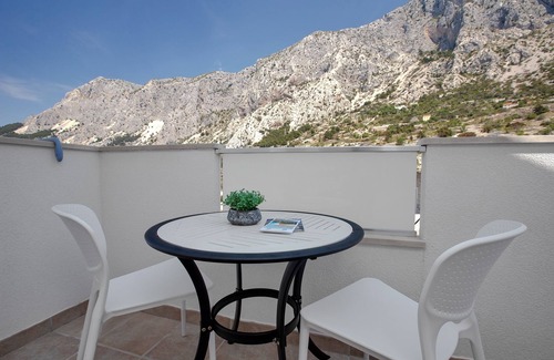 Drasnice Apartment | Studio flat with balcony and sea view Drašnice, Makarska (AS-2581-a)