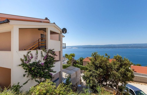 Stanici Apartment | Studio flat with terrace and sea view Stanići, Omiš (AS-17894-b)