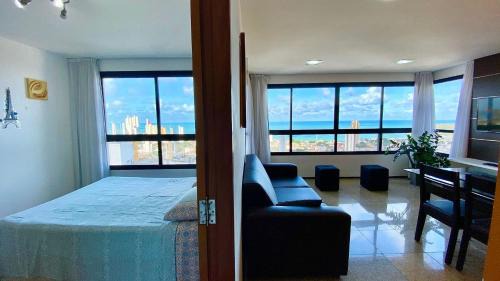 Conjunto ALAGAMAR Apartment | Studio Praia 2201 - NBI - Ponta Negra - Lado Sombra