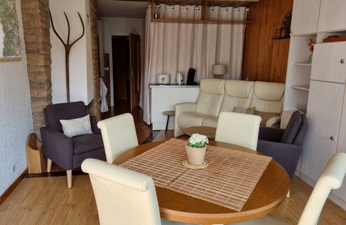 Morzine Apartment | Studio sleeps 4. Les Chevruls Taille de Mas du Grand Hotel.