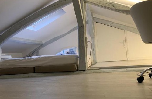 Quartier du Pont-de-Flandre Apartment | Studio type loft