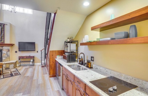 Cedar City Apartment | Studio w/Fireplace: Walk to Downtown Cedar City!