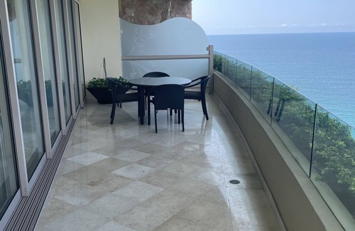 Independencia Apartment | Stunning 2 Bedroom 3 bath Garza Blanca Panoramic view of ocean. 7 day min.