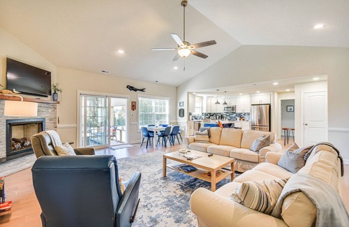 Cape Charles House | Stunning Cape Charles Retreat ~ 1 Mi to Beach