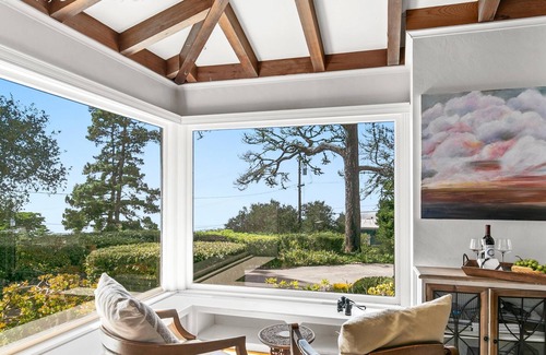 Carmel Woods House | Stunning Ocean Views Close to Golf Wine Tasting Shops Beach