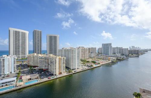 Hallandale Beach Apartment | Stunning Penthouse Suite Waterfront 2BD 2BA