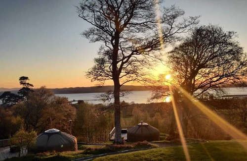 Largs Cabin | Stunning Premium Yurt in Kelburn Estate near Largs