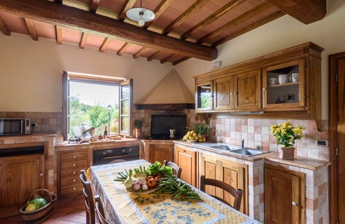 Cavriglia Villa | Stunning private villa with A/C, private pool, WIFI, hot tub, TV, patio, panoramic view, parking