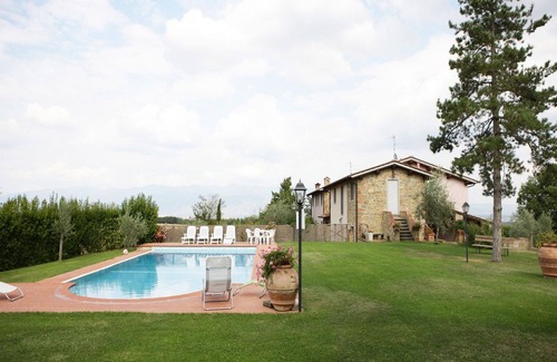 Cavriglia Villa | Stunning private villa with A/C, private pool, WIFI, hot tub, TV, patio, panoramic view, parking