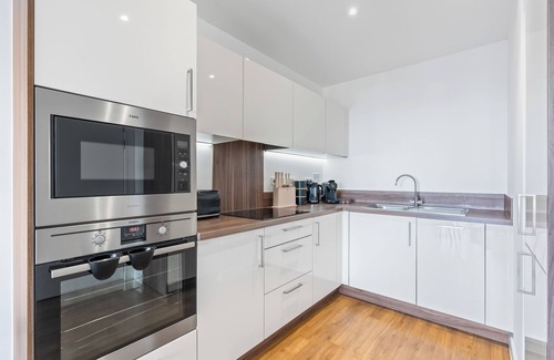 Royal Docks Apartment | Stylish 1 BR + Gym/Near Excel London/City Airport