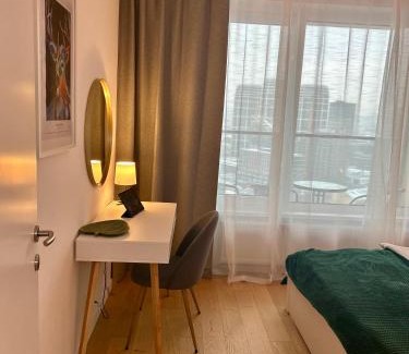 Nivy Apartment | Stylish 19th-Floor Klingerka Apartment with Stunning Castle Views & Free Parking