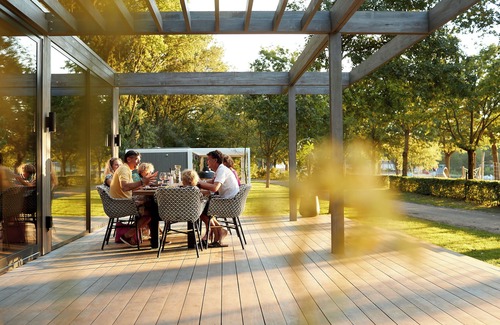 Maasbree House | Stylish and compact hideaway for two with private terrace and large windows, surrounded by forest in North Limburg.