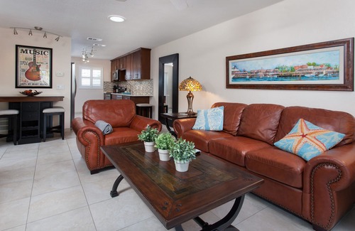 Indian Rocks Beach Condo | Stylish Beach Retreat Right Across Street from Beach & Gulf of Mexico in IRB!