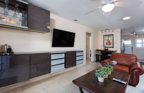 Indian Rocks Beach Condo | Stylish Beach Retreat Right Across Street from Beach & Gulf of Mexico in IRB!