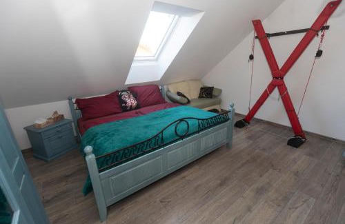 Hradec Kralove Apartment | Stylish new "PLAYGROUND" flat with Bondage Cross & Private fitness in new family house